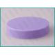 75mm Violet Plastic Mason Jar Lids , Non Spill Screw Top Wide Mouth Cap