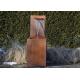 Professional Corten Steel Garden Water Features Fountains 150cm Height