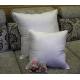 2cm - 4cm White Duck Feather Cotton Cushion Inserts Double Stitched Piping for Home / Hotel