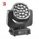 DMX LED Moving Head ZOOM And Rotation 19pcs 15W 4 In 1 Beeye Stage Light