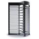 Security 202 stainless steel full height turnstile with manual or electric operation