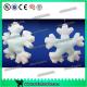 1.5m Inflatable Snow Flake With LED Light For Cub Christmas Event Hanging Decoration