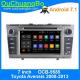 Ouchuangbo car dvd multi media android 7.1 for Toyota Avensis 2008-2013 with bluetooth music mirror link calendar
