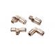 Easy To Assemble Pneumatic Couplings Fittings JKH Push - In Type Nickle Plated
