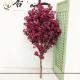 UVG Festive Wreaths Latex Flower Arrangements Rose Color Artificial Cherry Tree Branches