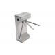 SS304 Casing Dry Contact / Relay Open Tripod Turnstile Gate