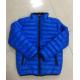 Basic Section Womens Blue Padded Jacket 210t Printed Lining 500pcs MOQ