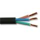 Black Flexible Industrial Electrical Cable H05RR - F With VDE SAA Certification