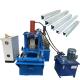 1.0mm-2.0mm Thickness Galvanized Steel Plain Door Guide Box Rail Roll Forming Machine