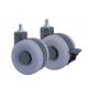Iron + Plastic Caster Wheels For Furniture Legs , Replacement Rolling Wheels