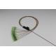 UPC / APC Polish Optical Fiber Pigtail SC LC ST FC 12 Core Ribbon Fan Out Tight Buffered