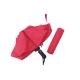 Red Revert Auto Open And Close Umbrella With Pongee Fabric No Printing