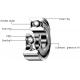 High Precision Ac Clutch Bearing Replacement , Car Air Con Pump Bearings