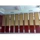 Noise Insulation Melamine Board Folding Sound Proof Partitions / Acoustic Room Dividers