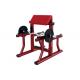 Red Commercial Grade Gym Equipment Weight Training Arm Curl Bench Machines