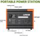 Portable Power Supply 2000W UPS Mobile Power Station for Solar Car Charging Type