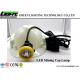 10000Lux Corded LED Miners Cap Lamp , Waterproof Coal Miner Hard Hat Light IP68
