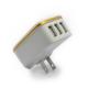 Builtin Socket 3 Port Usb Wall Charger Universal Type  Battery Supply Handy Design