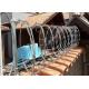Plastic Coated Razor Barbed Wire Flat Wrap Wire For Security Fence