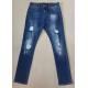 Fashion Stretch Denim Pants Custom Logo Slim Men Trend Casual Jeans 19507-1