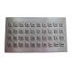 Dynamic Vandal Proof 40 Keys Metal Keypad IP67 Stainless Steel