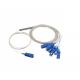 1*8 SC/UPC Connectors Fiber Optic Communication Cables for FTTH Mini PLC Splitter