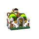 Inflatable Stone Arch Jumping Bouncy Castle Bed Primitive Man And Dinosaur Theme Bounce House Slide Combo