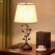 Decoration Read Linen Metal LED Bedside Lamps 85 - 265V