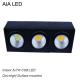 IP42 high watts COB 21W led down light&LED Grille light for lobby used