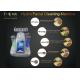 Face Cleaning Portable Hydrafacial Machine Galvanic / Ultrasonic Multi Polar RF Function