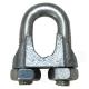 DIN 741 Malleable Wire Rope Clips In Stainless Steel For Custom Dimensions