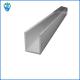 Stair Glass Free Grooved Aluminum Handrail Profiles Ground Holes 6063 T3 Extruded