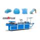 CPE / Non Woven Bouffant Cap Making Machine Advanced Ultrasonic Welding