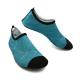 Blue Mens Aqua Socks Water Shoes For Surfing With Heat Transfer Logo