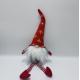 X'Mas Thanks Giving Day Gifts Red Plush Gnome Stuffed Toy 30cm With Long Beard