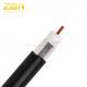 Distribution Signal Coaxial Cable CCA Conductor With Flame Retardant PE Jacket , QR 540 JCA
