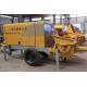 Electric Concrete Pumping Machine , 5 - 20mpa Movable Concrete Piston Pump