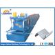 PLC Control Z Channel Roll Forming Machine Blue Color Long Time Service