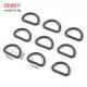 10mm Width Metal D Ring Perfect for Handbag Bag Making Supplies Personalized Designs