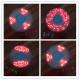 Anti Anxiety Desk Toy four pattern LED Flash message hand fidget spinner
