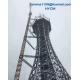 QTZ100 8tons Tower Crane Faucet Free Stand 50m L46A Split Mast Section in Russia