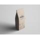 Kraft Paper 500g 1kg Coffee Packing Bags Side Gusset FDA Approval
