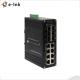 Industrial Hardened Ethernet Switch 8 Port 10 100 1000T + 4 Port 1G SFP + 2 Port 10G SFP+