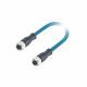 CAT 6A Industrial Ethernet Cable M12 Female To Rj45 Cable For Safety Light Grids