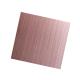 Cold Rolled Colored Stainless Steel Sheet Brushed Rectangular Plate