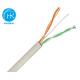 CCA Indoor LAN Cable Eco Friendly PVC Jacket 2pair UTP CAT3 Cable