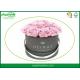 Round Cardboard Bouquet Flower Boxes Cylinder Paper Tube For Rose Gift