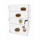 Transparent Lockable Acrylic Cupcake Display Case 2mm 3mm Thickness