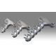 Hot Dip Galvanized Dead End Clamp Silver White Malleable Iron 1.3 - 7.1kg Weight