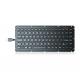 White Backlight Rugged Military Keyboard MIL-STD-461G And MIL-STD-810F With Touchpad